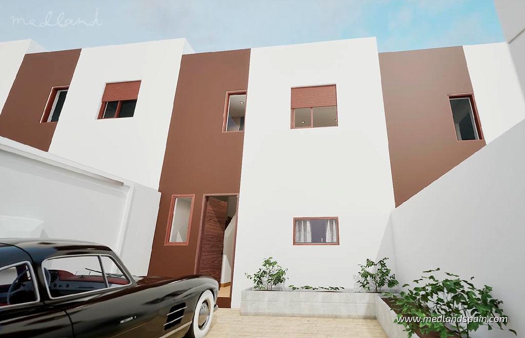 Townhouse in Vera, Almeria, Spain 3 bedrooms, 102 sq.m. No. 168593