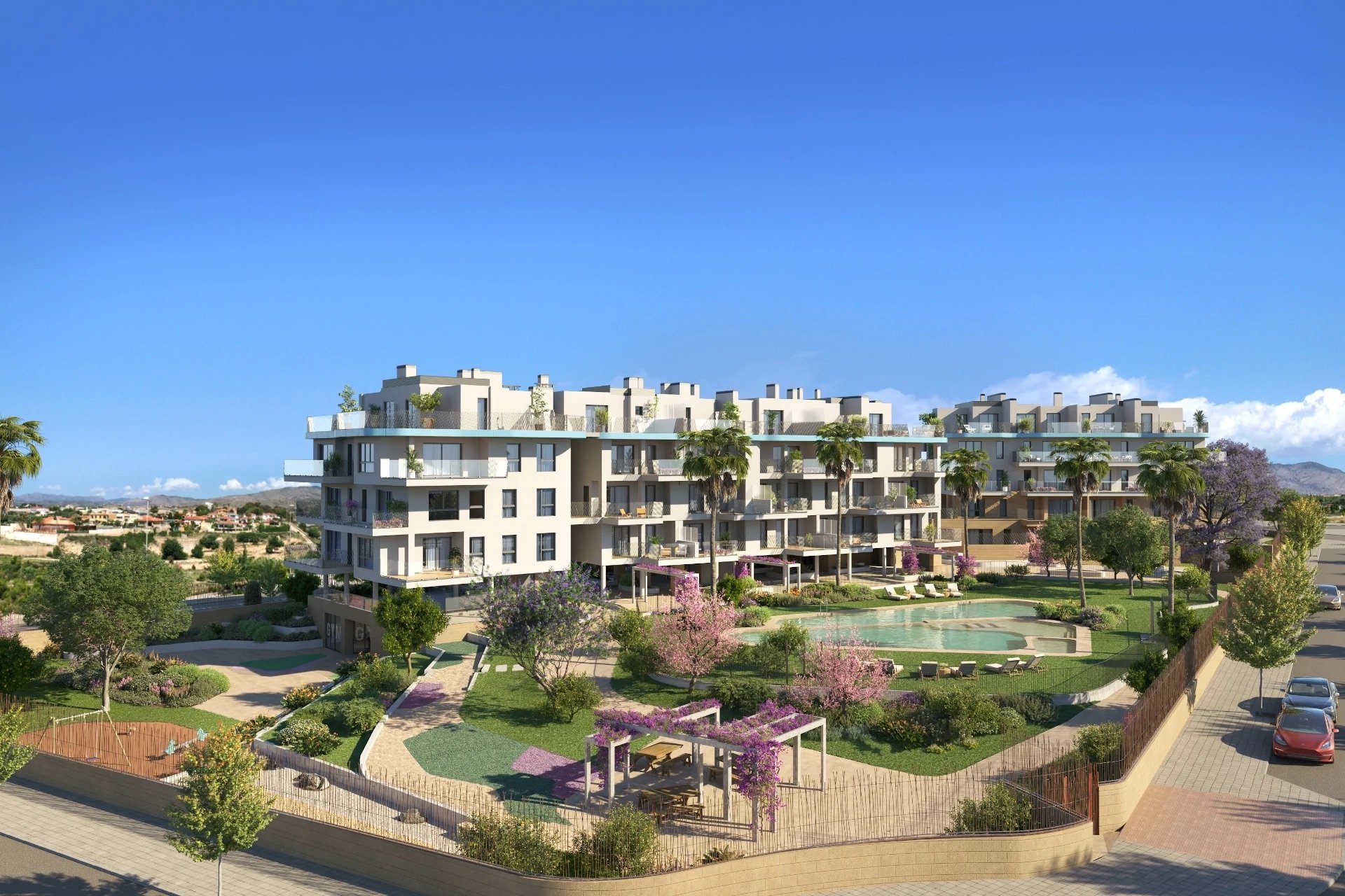 Lägenhet i Vila Joiosa, Alicante, Spanien 2 sovrum, 79 kvm. Nr. 110025