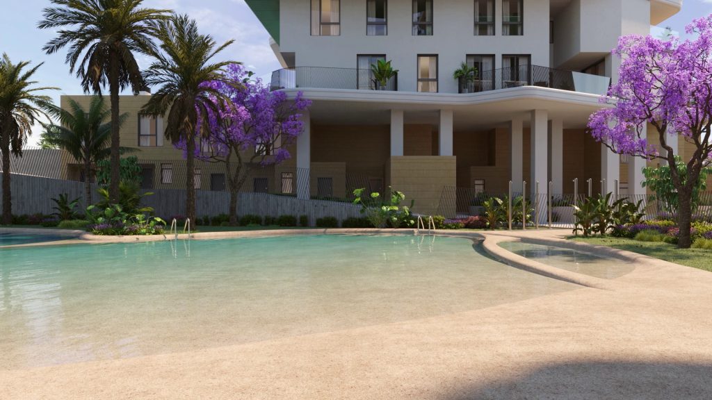 Lägenhet i Vila Joiosa, Alicante, Spanien 2 sovrum, 79 kvm. Nr. 110025