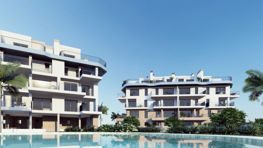 Lägenhet i Vila Joiosa, Alicante, Spanien 2 sovrum, 79 kvm. Nr. 110025