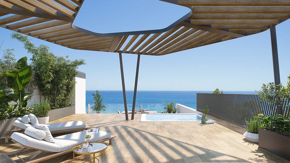 Lägenhet i Vila Joiosa, Alicante, Spanien 2 sovrum, 79 kvm. Nr. 110025