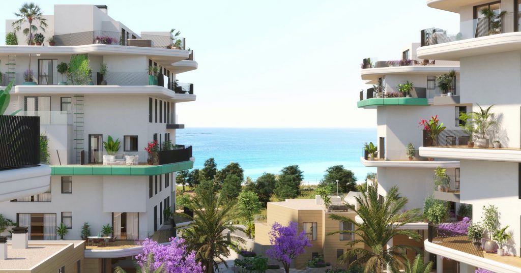 Lägenhet i Vila Joiosa, Alicante, Spanien 2 sovrum, 79 kvm. Nr. 110025