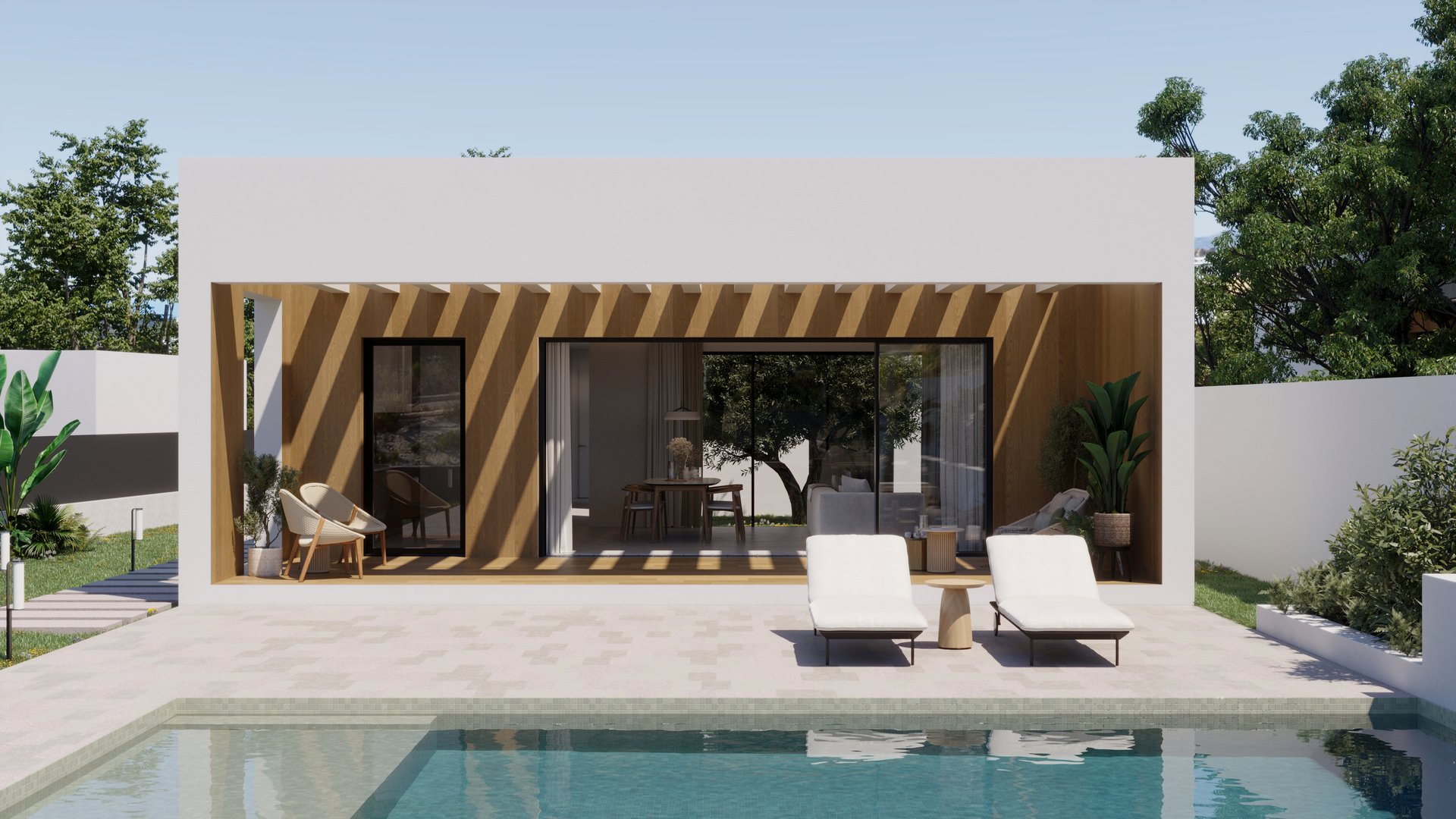 Villa i Finestrat, Alicante, Spanien 3 sovrum, 132 kvm. Nr. 156334