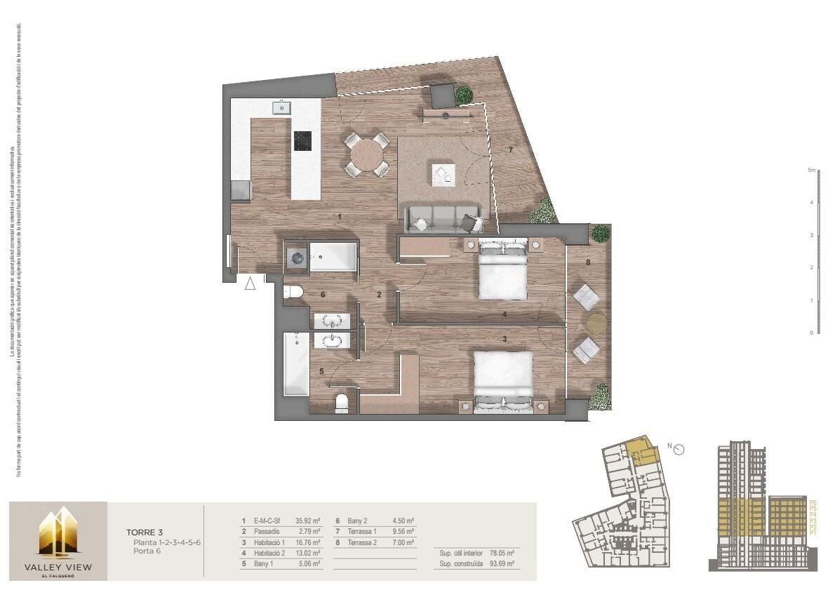 Wohnung in Principado De Andorra (Ninguna Poblacion Tiene C.P.), Lleida, Spanien 2 Schlafzimmer, 111 m2 Nr. 178924