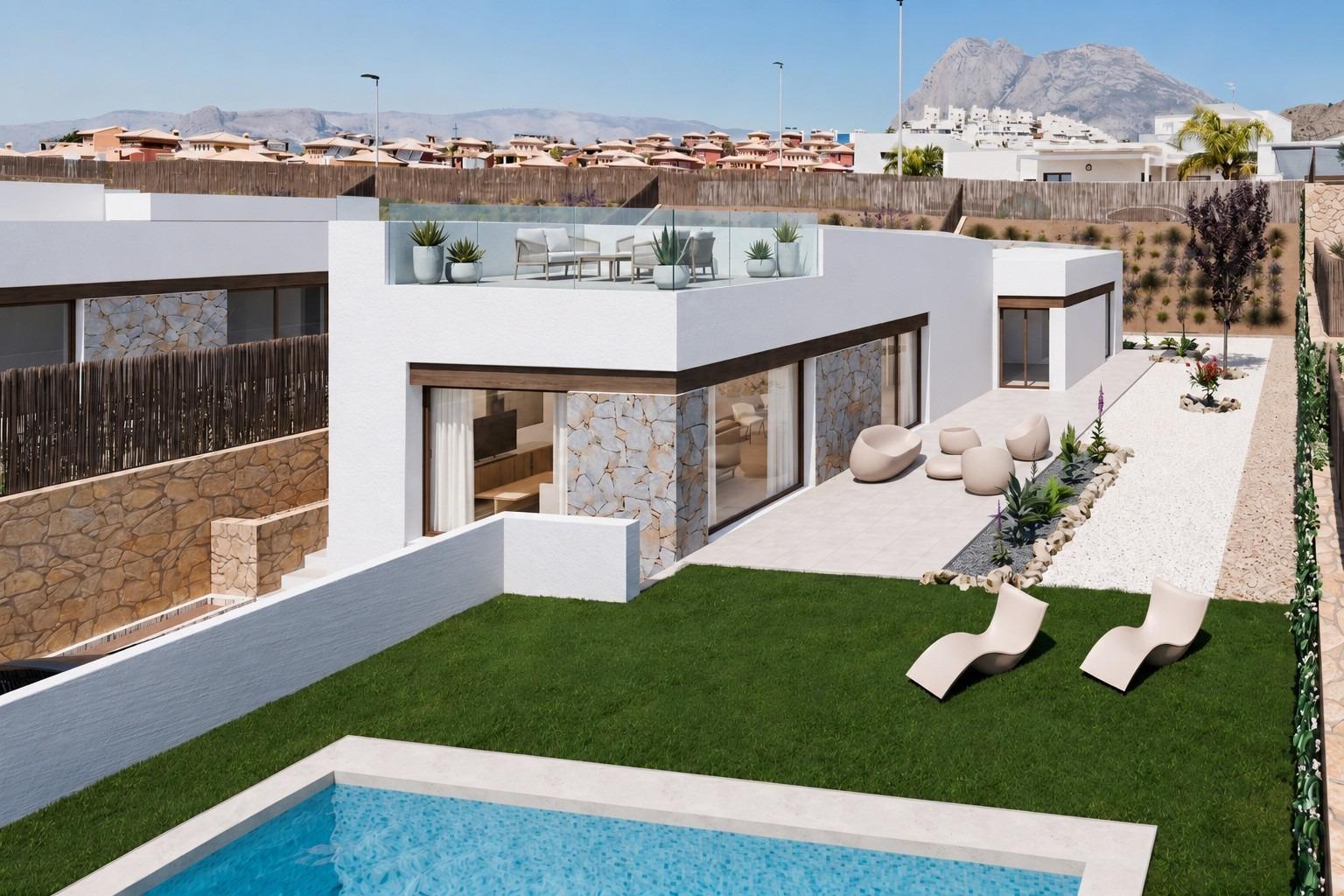 Villa in Benidorm, Alicante, Spanien 3 Schlafzimmer, 114 m2 Nr. 180936