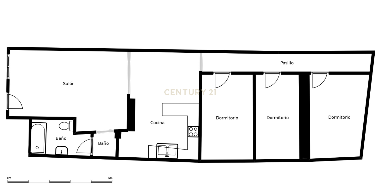 Сasa en Sabadell, Barcelona, España 3 dormitorios, 92 m2 No. 191122