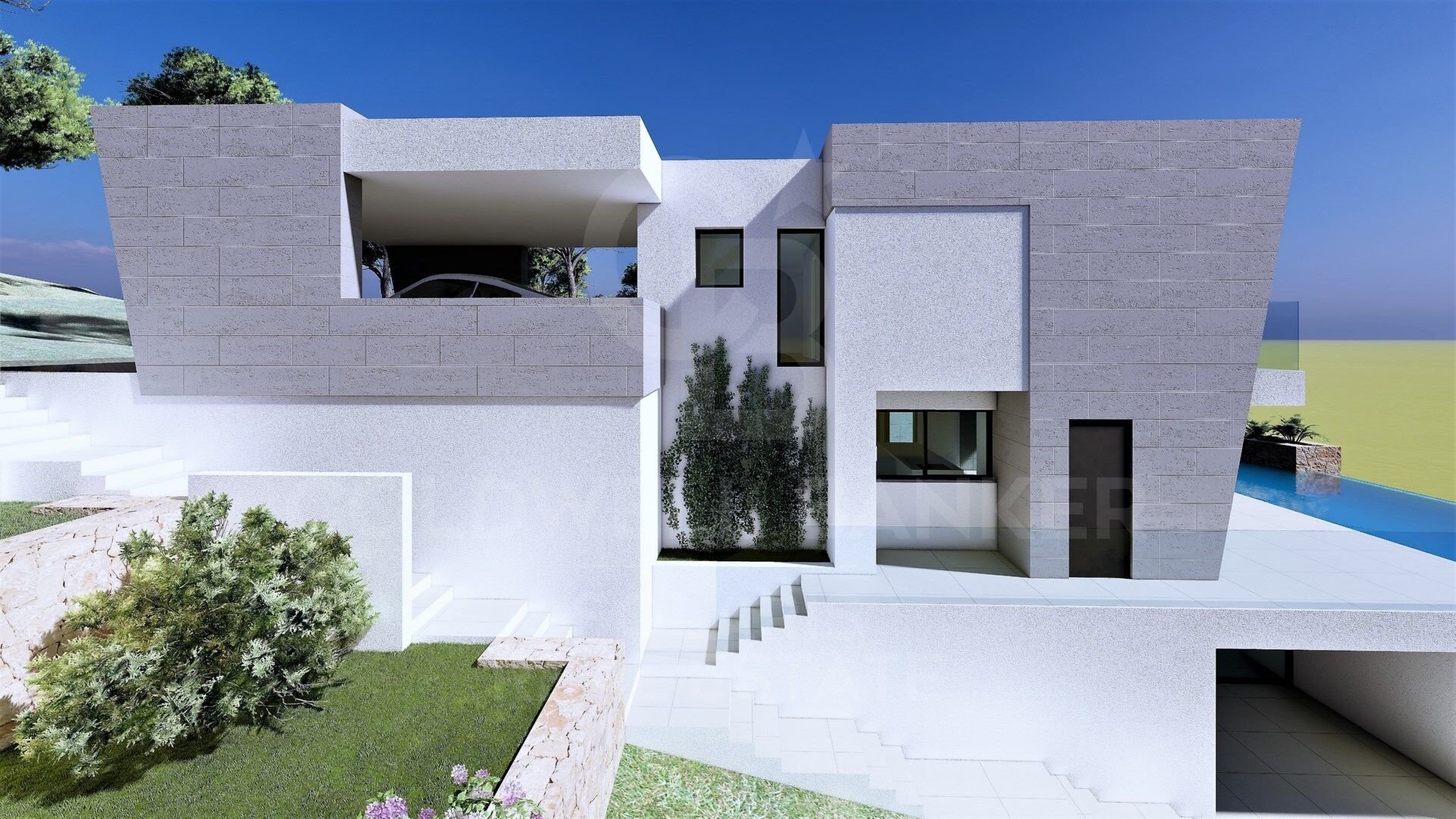 Villa i Benitachell, Alicante, Spanien 3 sovrum, 740 kvm. Nr. 160320