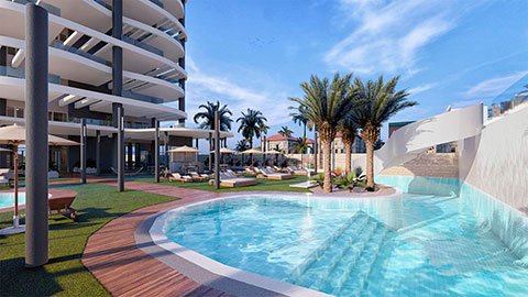 Appartamento a Calpe, Alicante, Spagna 4 camere da letto, 267 mq. N° 164178