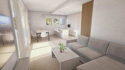 Appartamento a Calpe, Alicante, Spagna 4 camere da letto, 267 mq. N° 164178