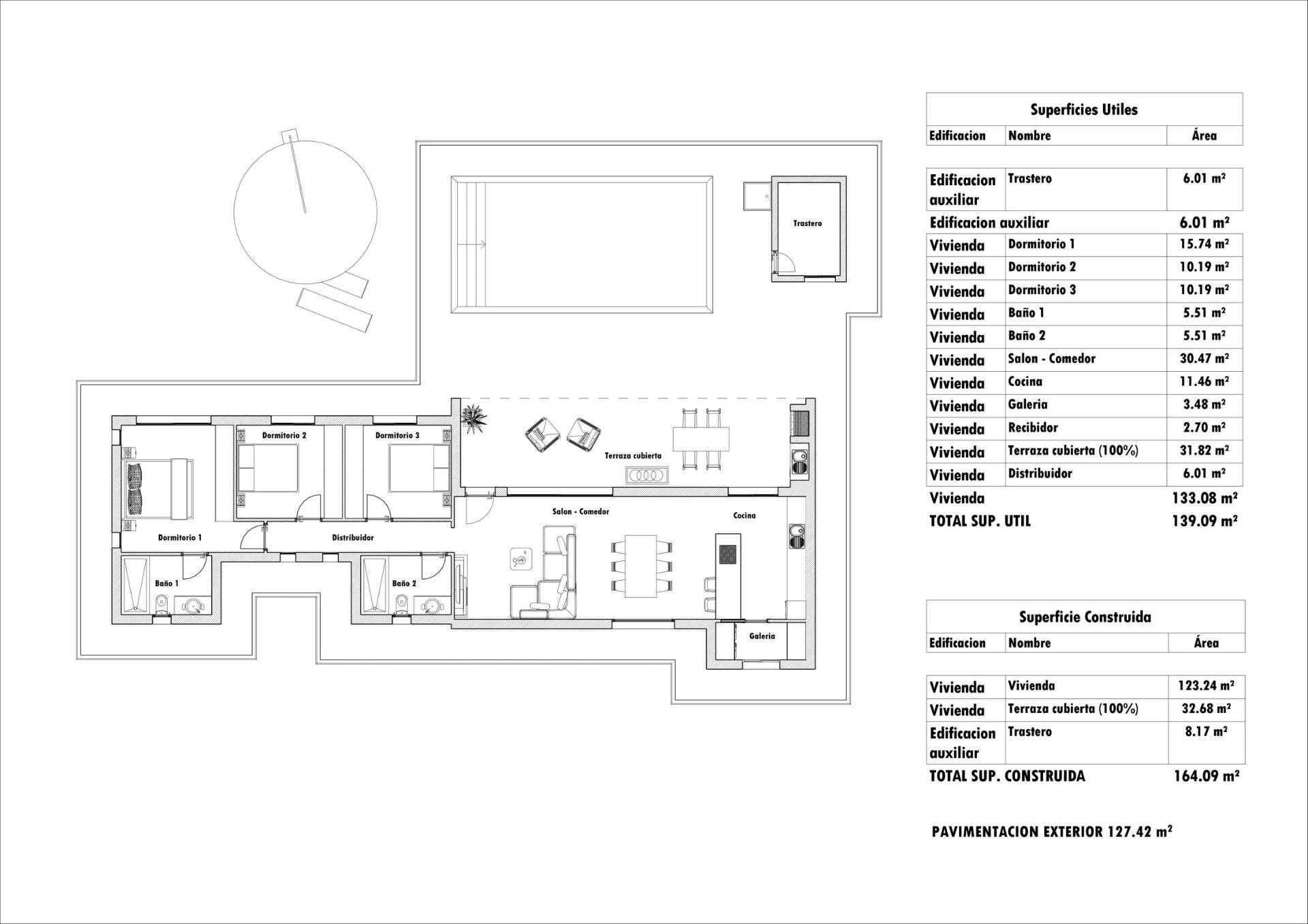 Villa à Aspe, Alicante, Espagne 3 chambres, 164 m2 No. 141778