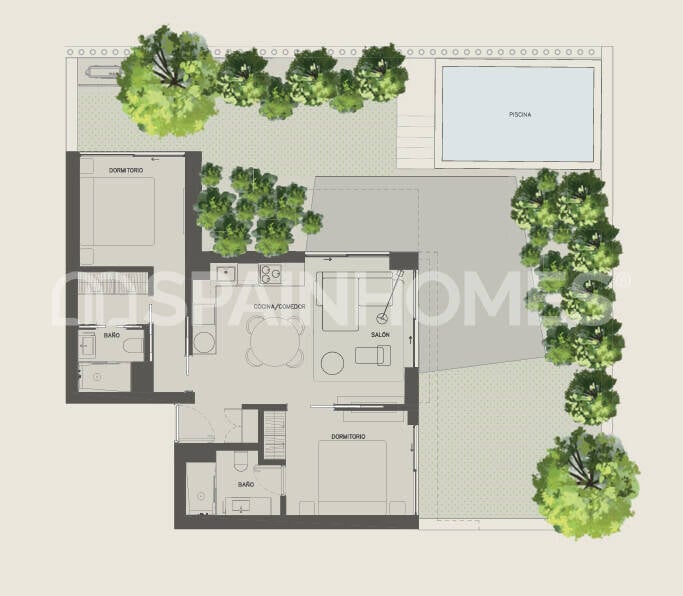 Apartment in Torremolinos, Malaga, Spain 1 bedroom, 34 sq.m. No. 182499