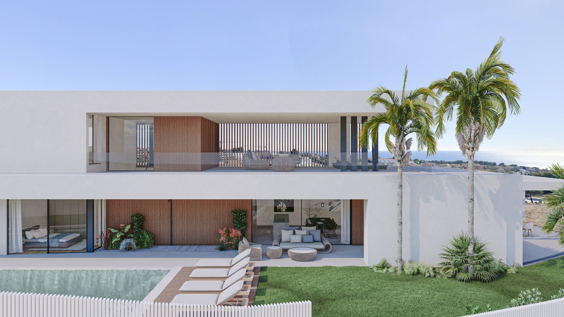 Villa in Manilva, Malaga, Spain 4 bedrooms, 837 sq.m. No. 151164