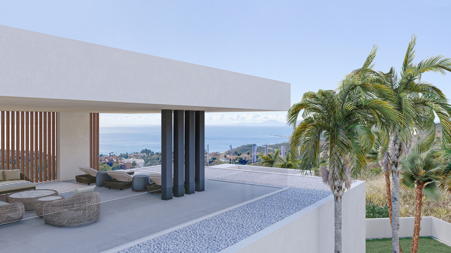 Villa in Manilva, Malaga, Spain 4 bedrooms, 837 sq.m. No. 151164
