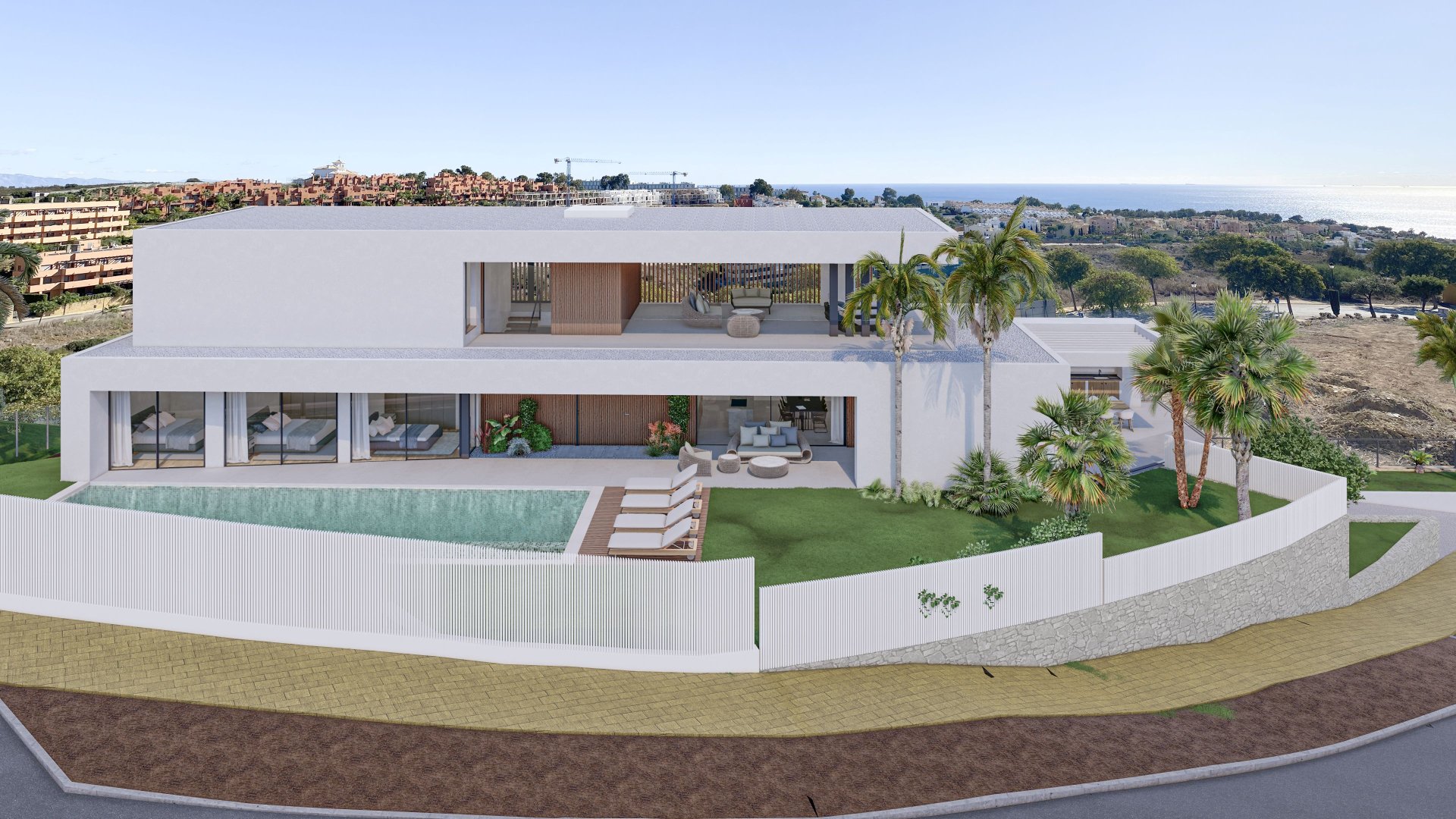 Villa in Manilva, Malaga, Spain 4 bedrooms, 837 sq.m. No. 151164