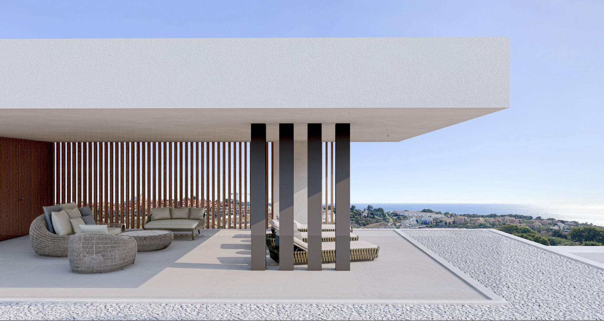 Villa in Manilva, Malaga, Spain 4 bedrooms, 837 sq.m. No. 151164