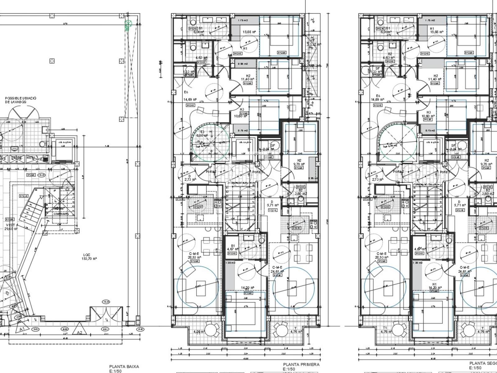 Dzīvoklis Vilanova i la Geltru, Barcelona, Spānijā 2 istabas, 73 m2 Nr. 150570