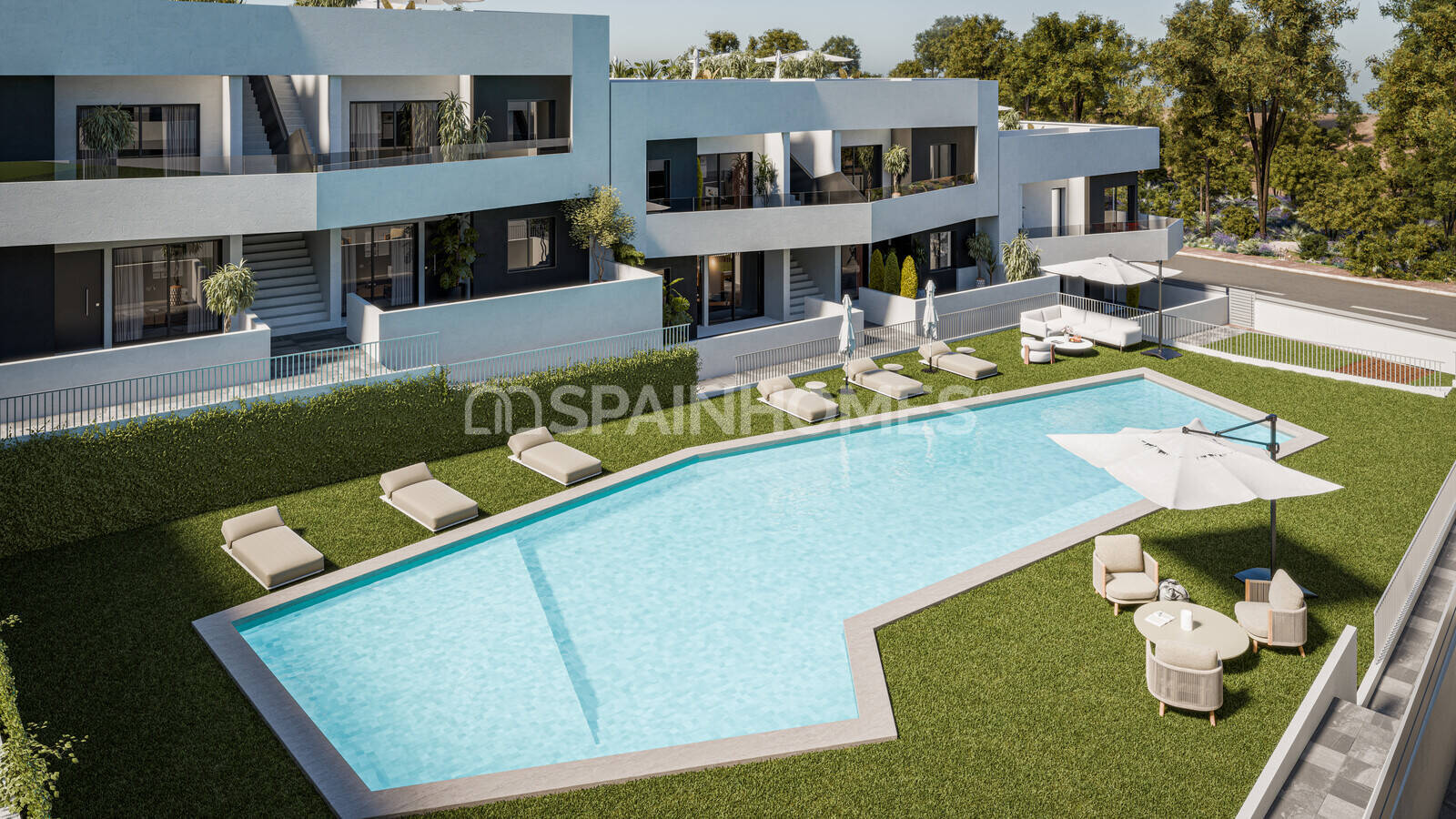 Appartamento a San Miguel de Salinas, Alicante, Spagna 2 camere da letto, 68 mq. N° 194312