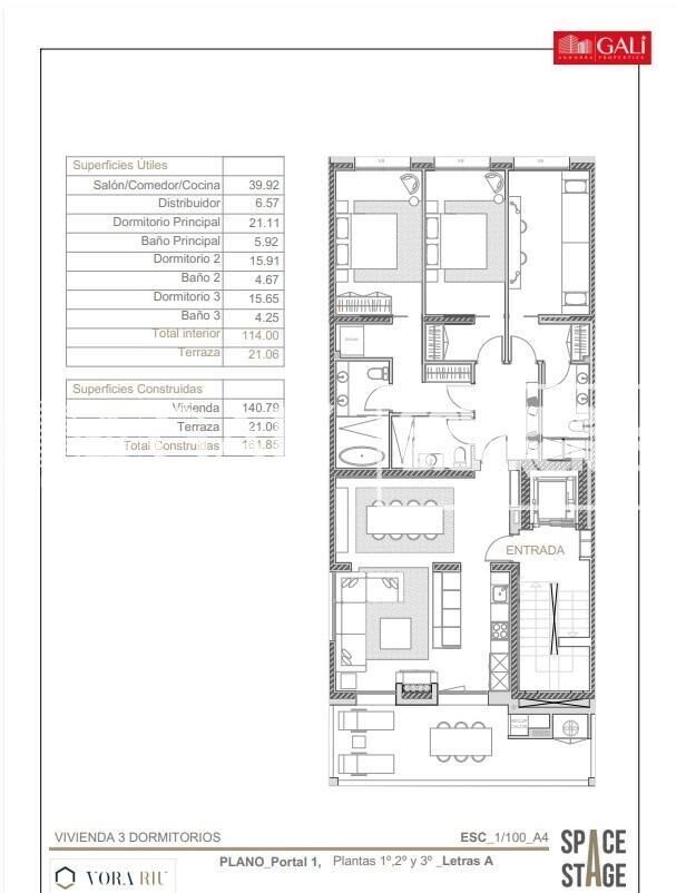 Dzīvoklis Principado De Andorra (Ninguna Poblacion Tiene C.P.), Lleida, Spānijā 3 istabas, 162 m2 Nr. 178715