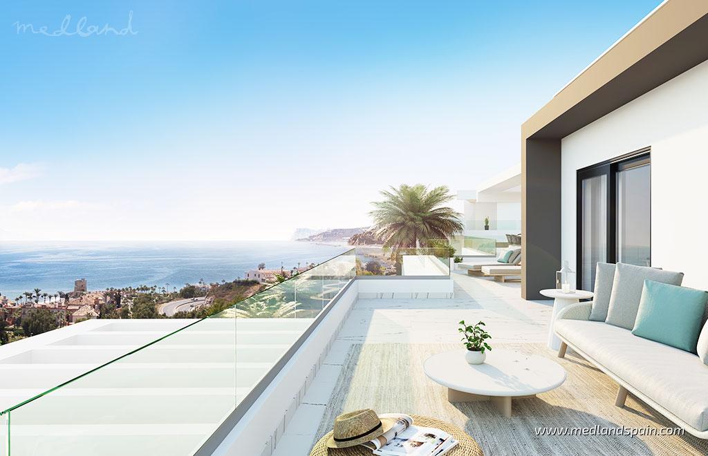 Apartament w Casares, Malaga, Hiszpania 3 sypialnie, 106.35 mkw. nr 163045