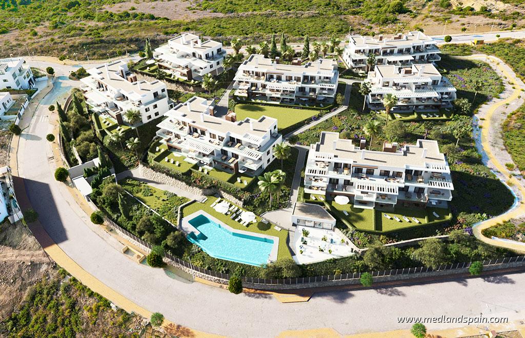 Apartament w Casares, Malaga, Hiszpania 3 sypialnie, 106.35 mkw. nr 163045