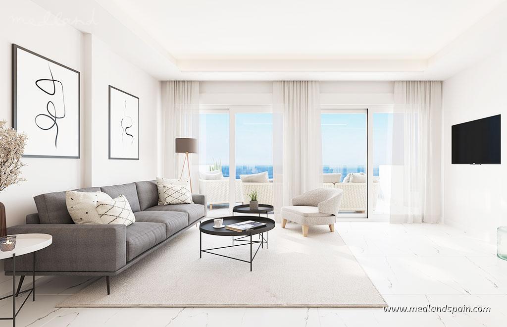 Apartament w Casares, Malaga, Hiszpania 3 sypialnie, 106.35 mkw. nr 163045