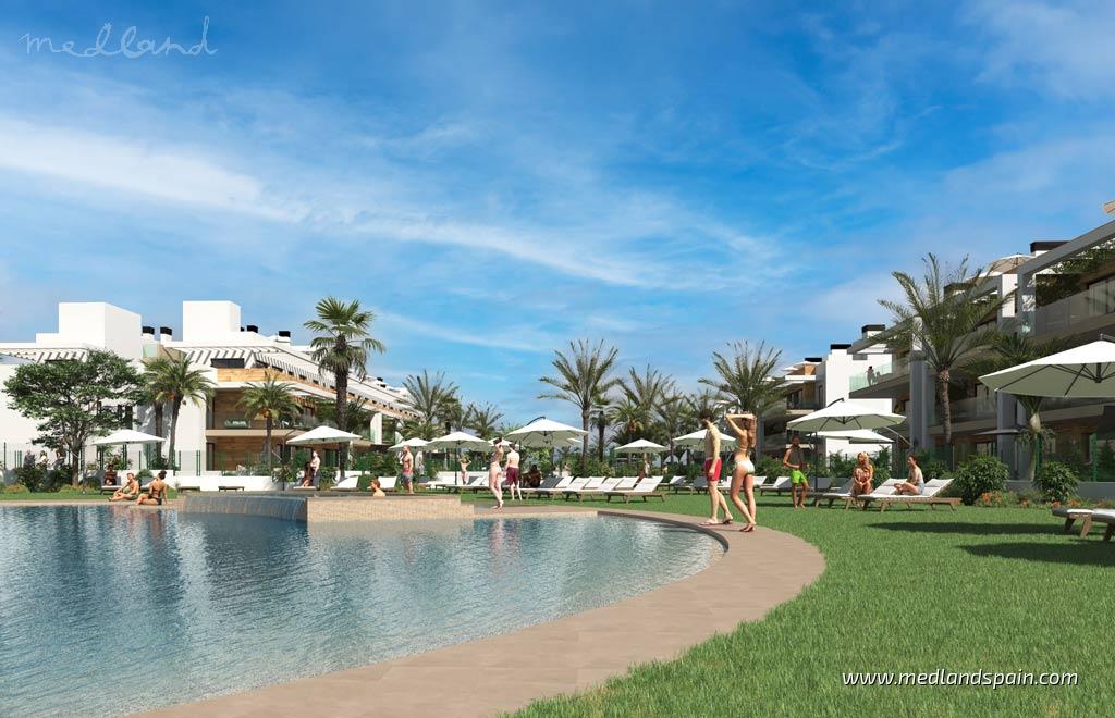 Dzīvoklis Los Alcazares, Murcia, Spānijā 2 istabas, 88 m2 Nr. 163047