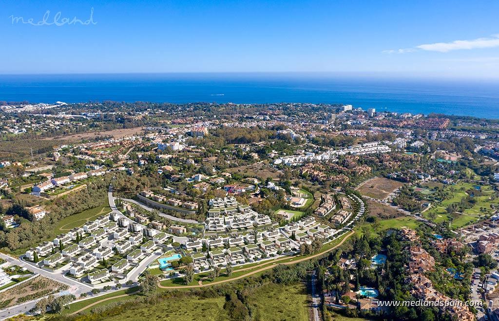 Villa i Estepona, Malaga, Spanien 3 sovrum, 138 kvm. Nr. 163043