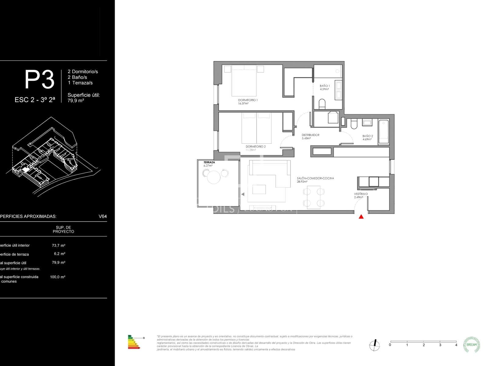Penthouse w Cubelles, Barcelona, Hiszpania 2 sypialnie, 86 mkw. nr 167580