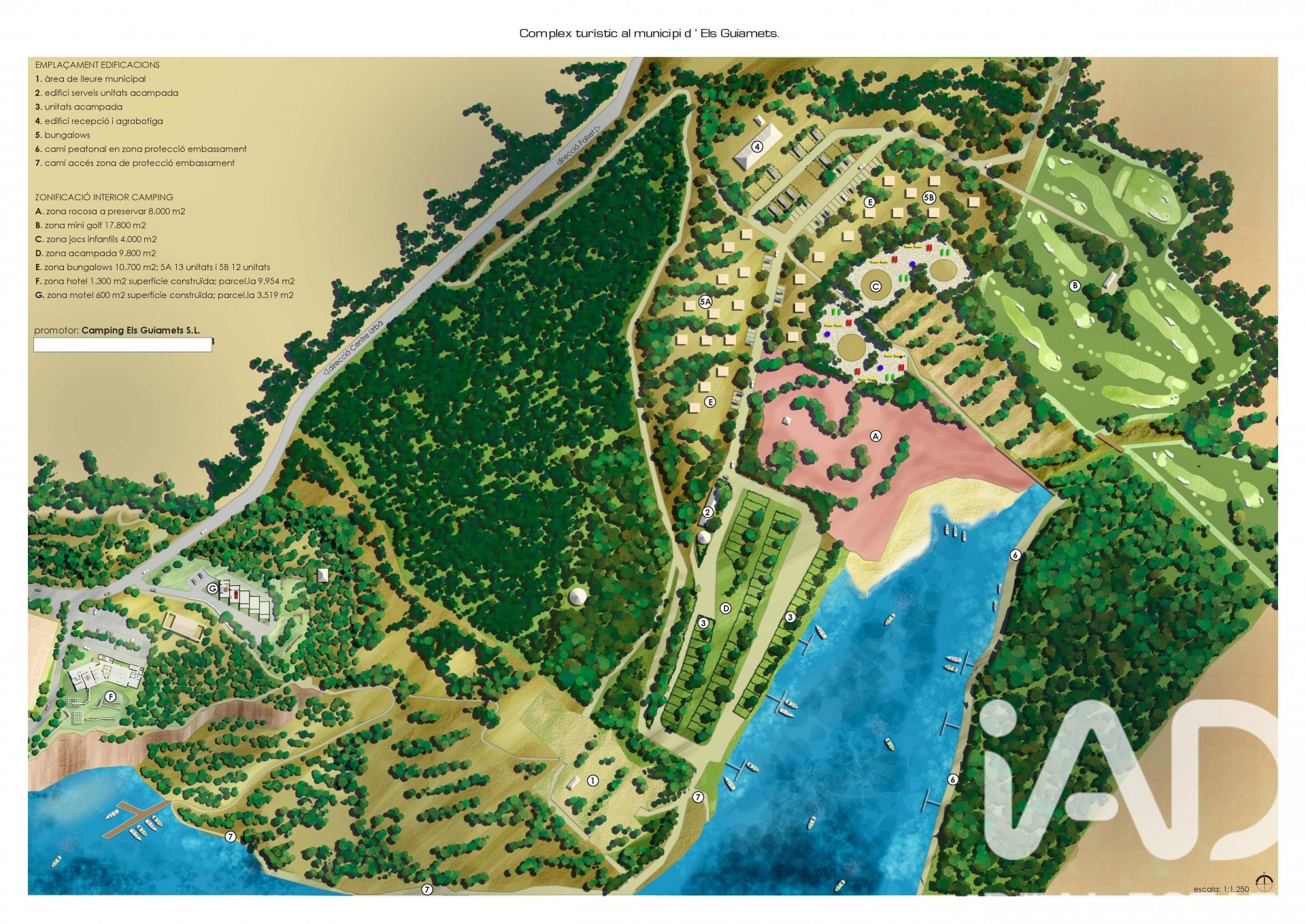Land plot in Els Guiamets, Tarragona, Spain 88500 sq.m. No. 152453