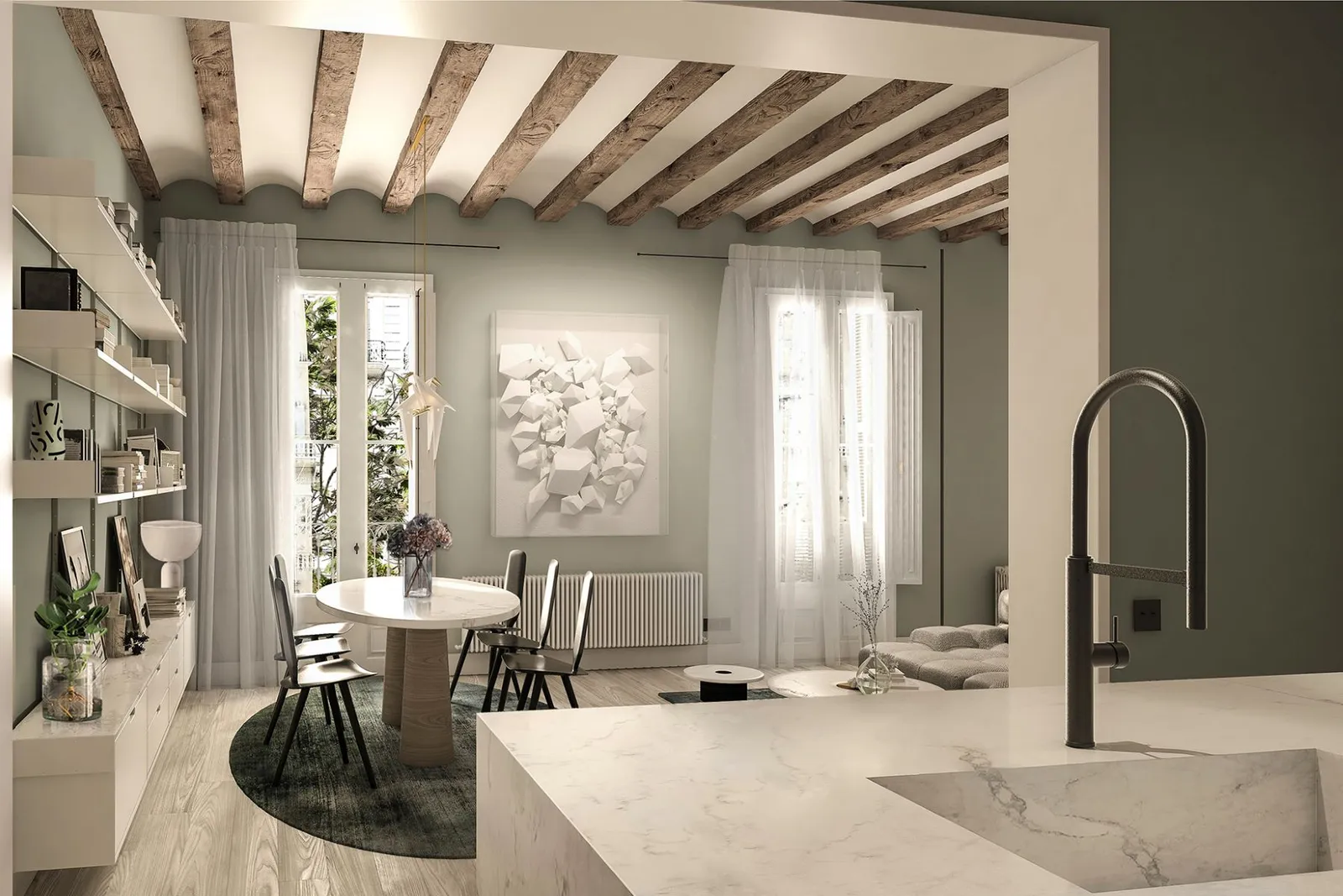 Dzīvoklis Barcelona, Spānijā 2 istabas,  Nr. 141293