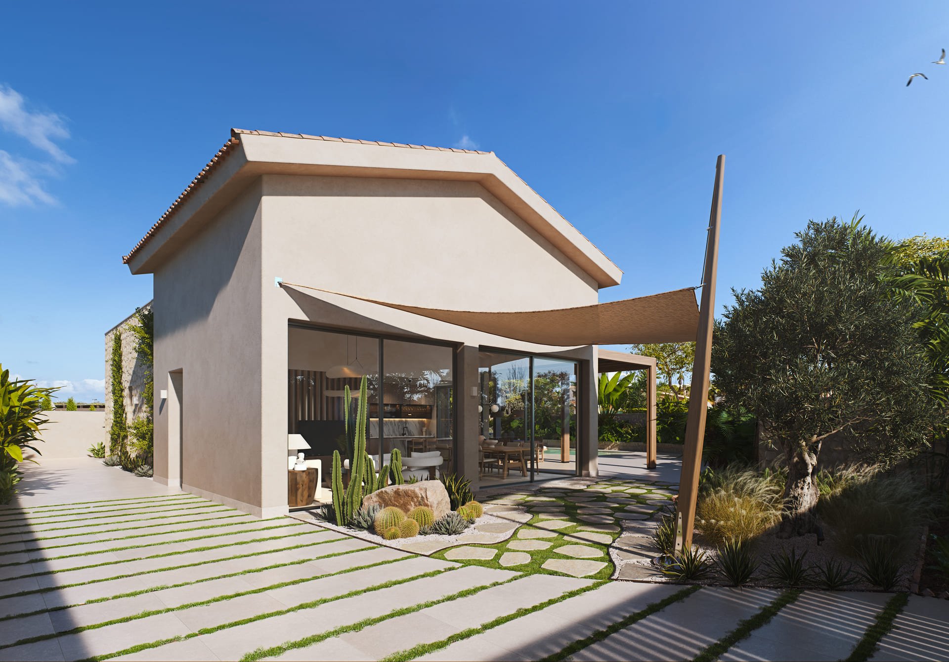 Villa Cabo De Palos, Murcia, Spānijā 3 istabas, 130 m2 Nr. 163547