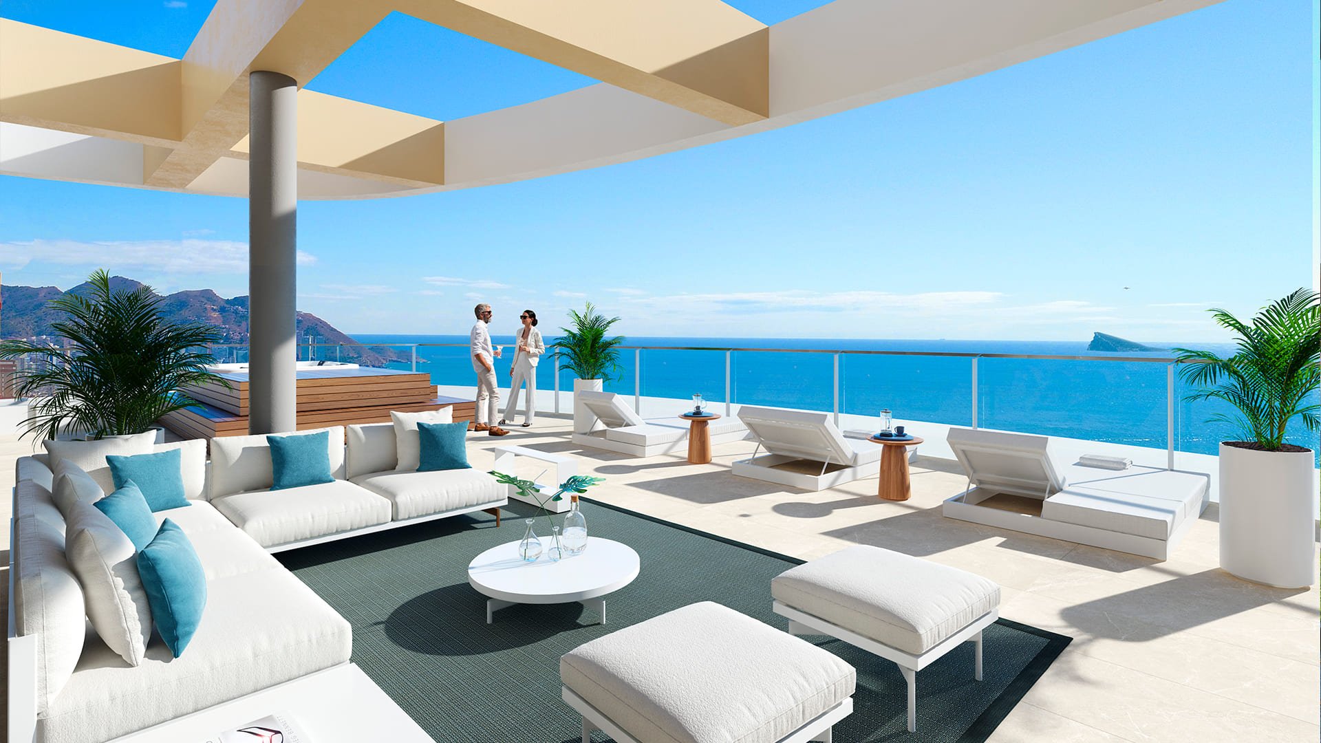 Appartamento a Benidorm, Alicante, Spagna 3 camere da letto, 163 mq. N° 163548