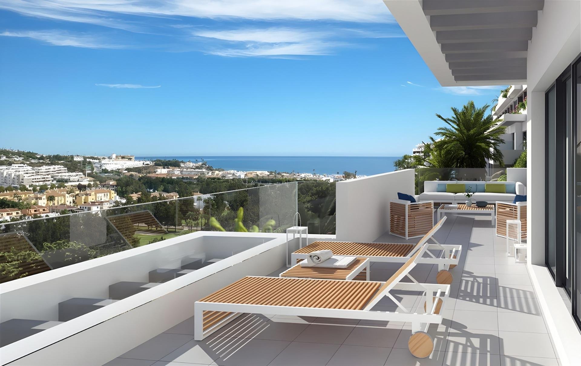 Appartamento a Mijas, Malaga, Spagna 2 camere da letto, 108 mq. N° 169486