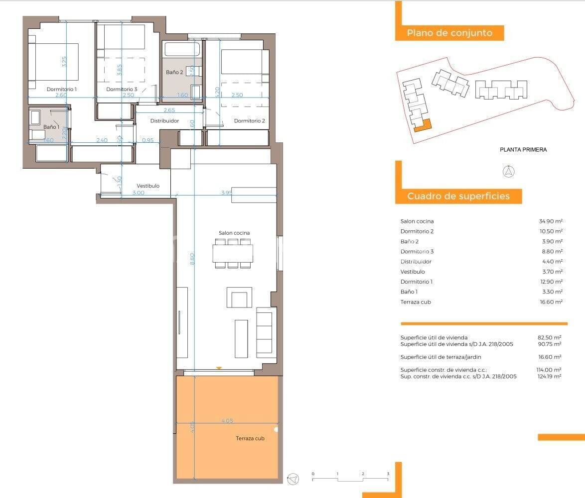 Apartamento en Mijas, Málaga, España 2 dormitorios, 74 m2 No. 196053