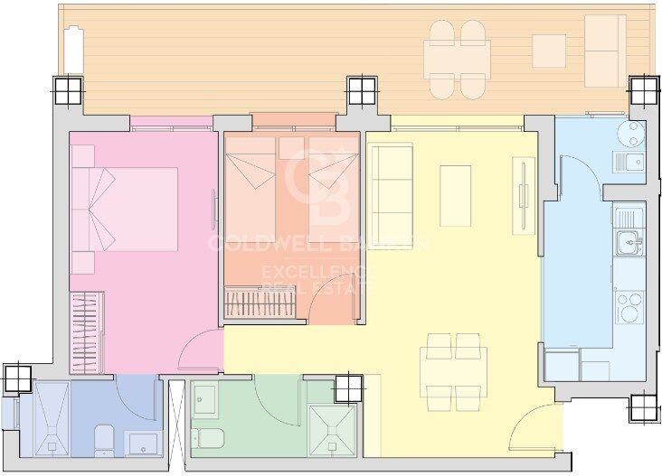 Apartament w Cabanes, Castellon, Hiszpania 2 sypialnie, 81 mkw. nr 157206