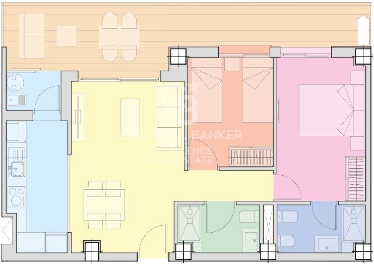 Apartament w Cabanes, Castellon, Hiszpania 2 sypialnie, 81 mkw. nr 157206