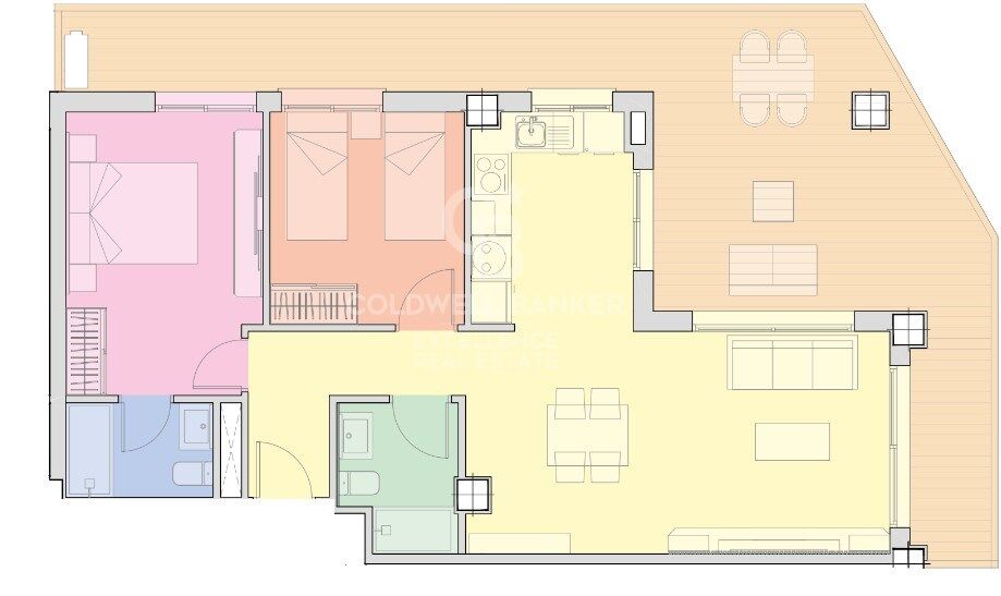 Apartament w Cabanes, Castellon, Hiszpania 2 sypialnie, 81 mkw. nr 157206
