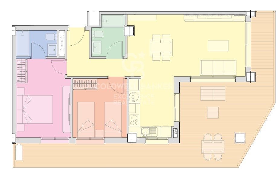 Apartament w Cabanes, Castellon, Hiszpania 2 sypialnie, 81 mkw. nr 157206
