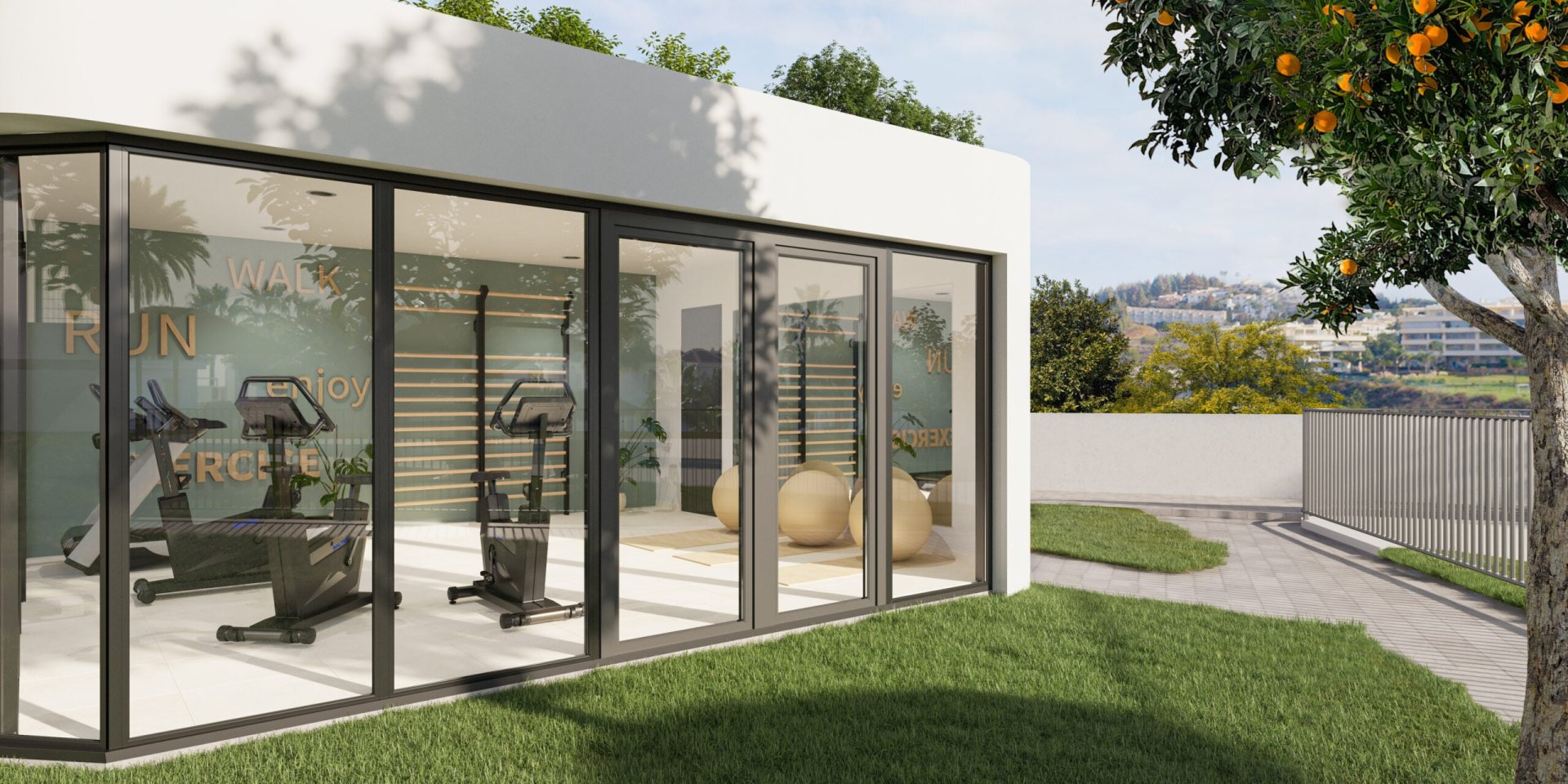 Bungalow i Mijas, Malaga, Spanien 3 sovrum, 113 kvm. Nr. 135013