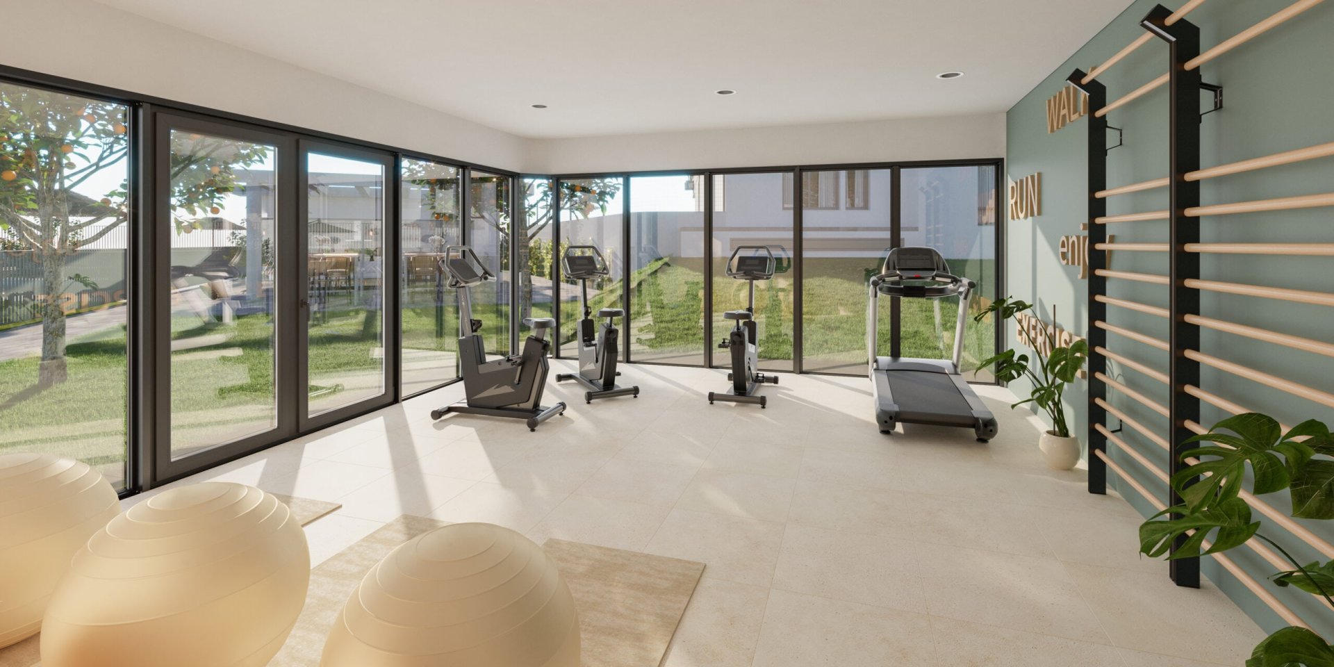 Bungalow i Mijas, Malaga, Spanien 3 sovrum, 113 kvm. Nr. 135013