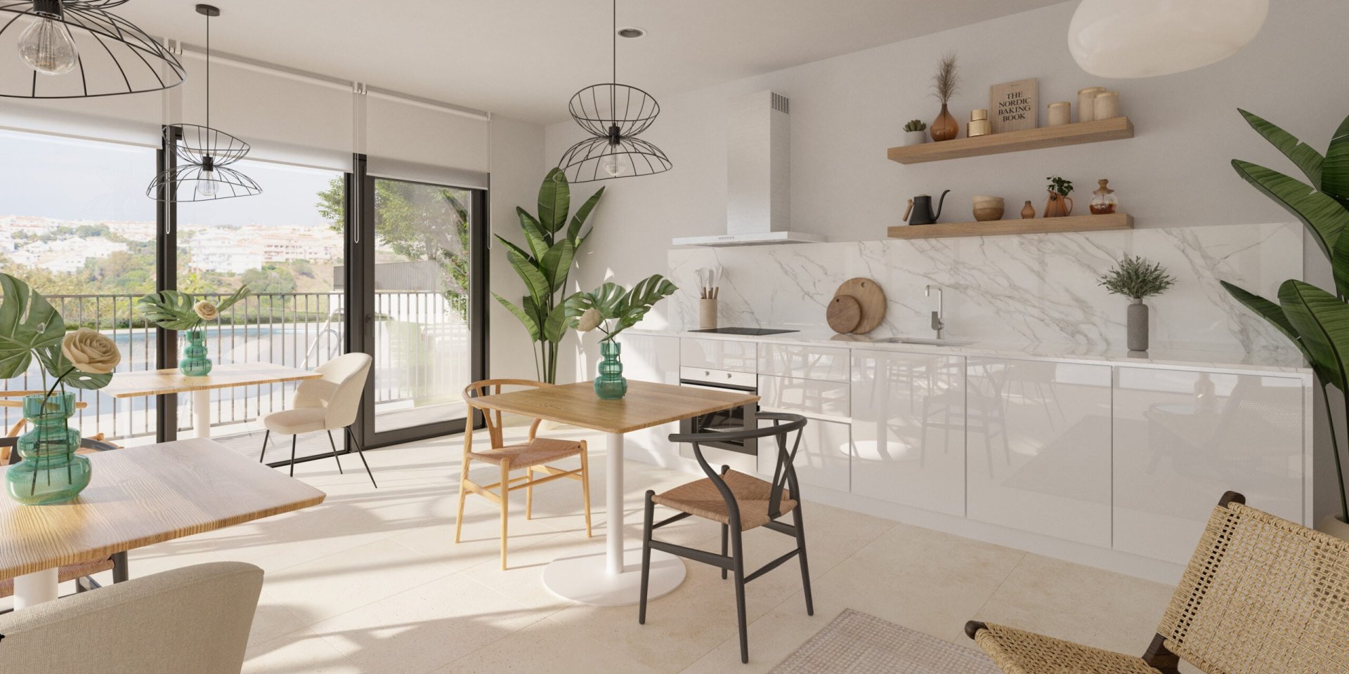Bungalow i Mijas, Malaga, Spanien 3 sovrum, 113 kvm. Nr. 135013
