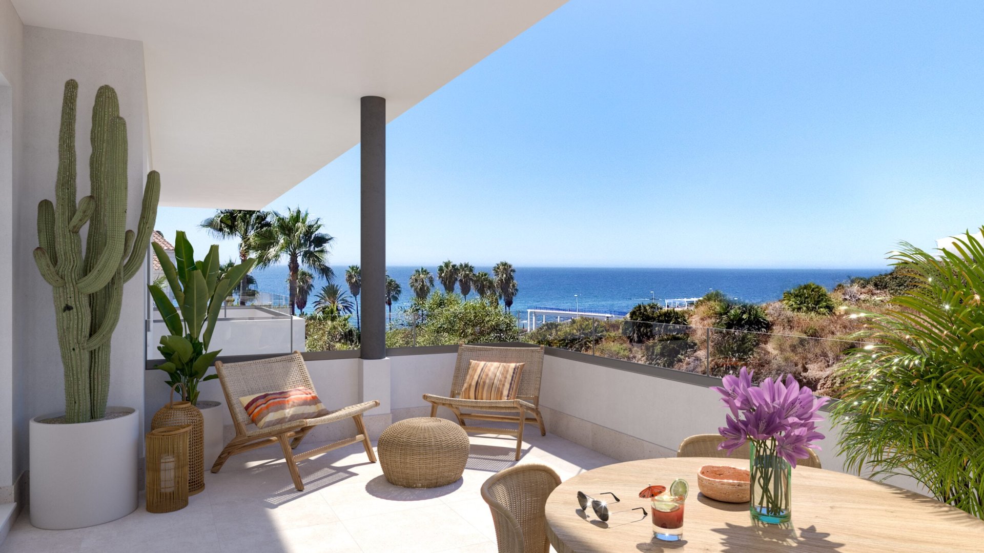 Bungalow i Mijas, Malaga, Spanien 3 sovrum, 113 kvm. Nr. 135013