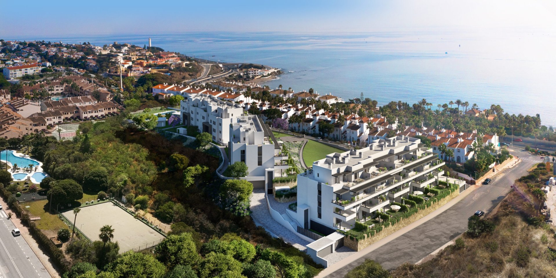 Bungalow i Mijas, Malaga, Spanien 3 sovrum, 113 kvm. Nr. 135013