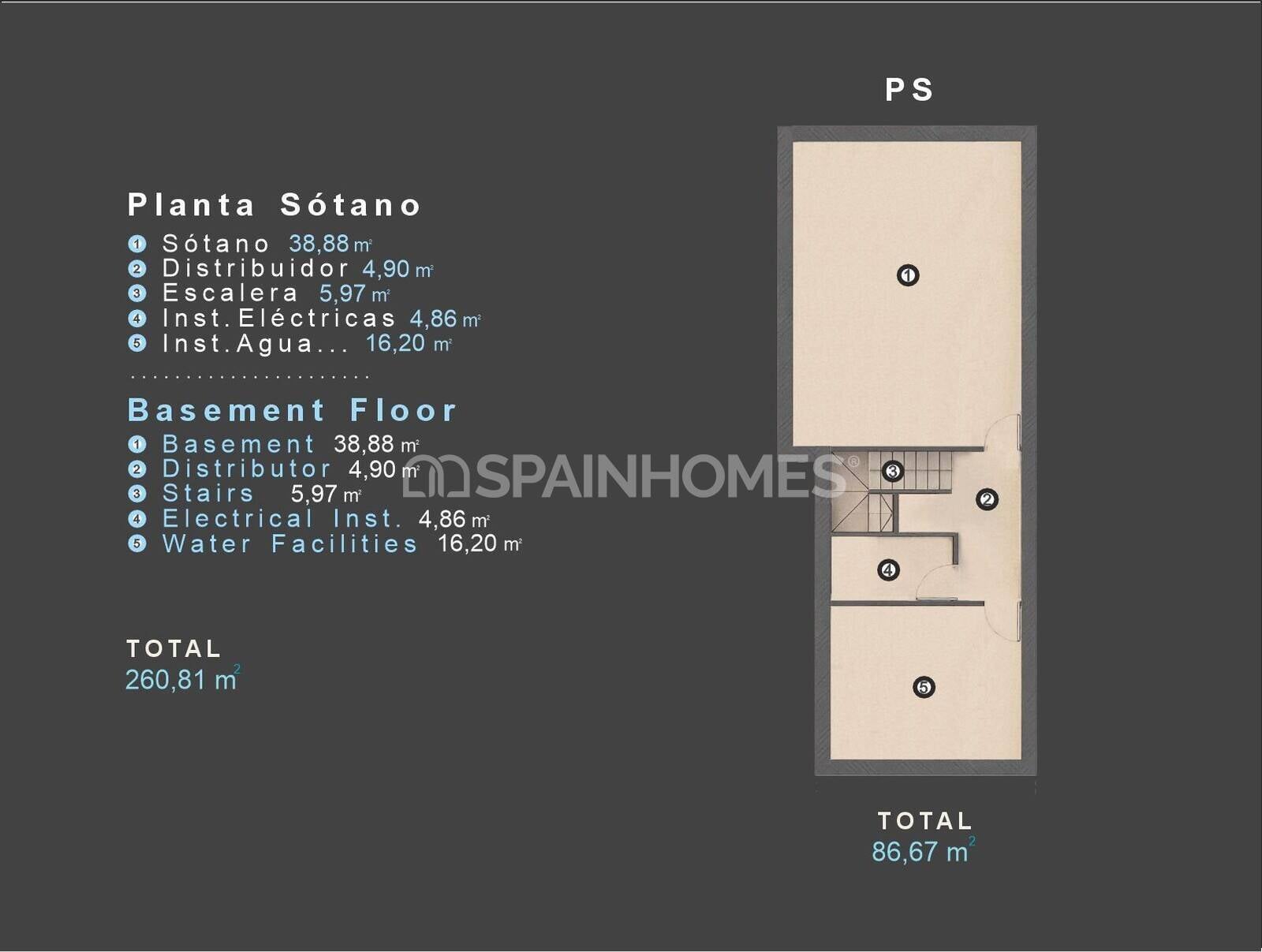 Villa Orihuela, Alicante, Spānijā 3 istabas, 113 m2 Nr. 164561