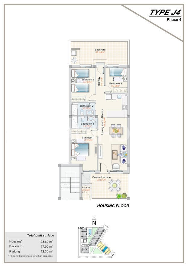Penthäuser in Torrevieja, Alicante, Spanien 2 Schlafzimmer, 88 m2 Nr. 164563