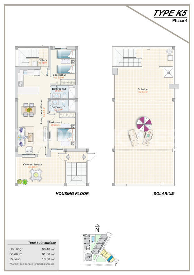 Lägenhet i Torrevieja, Alicante, Spanien 3 sovrum, 95 kvm. Nr. 164562