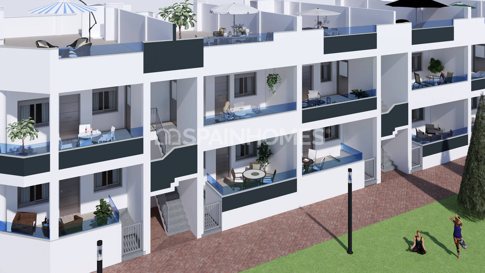 Lägenhet i Torrevieja, Alicante, Spanien 3 sovrum, 95 kvm. Nr. 164562