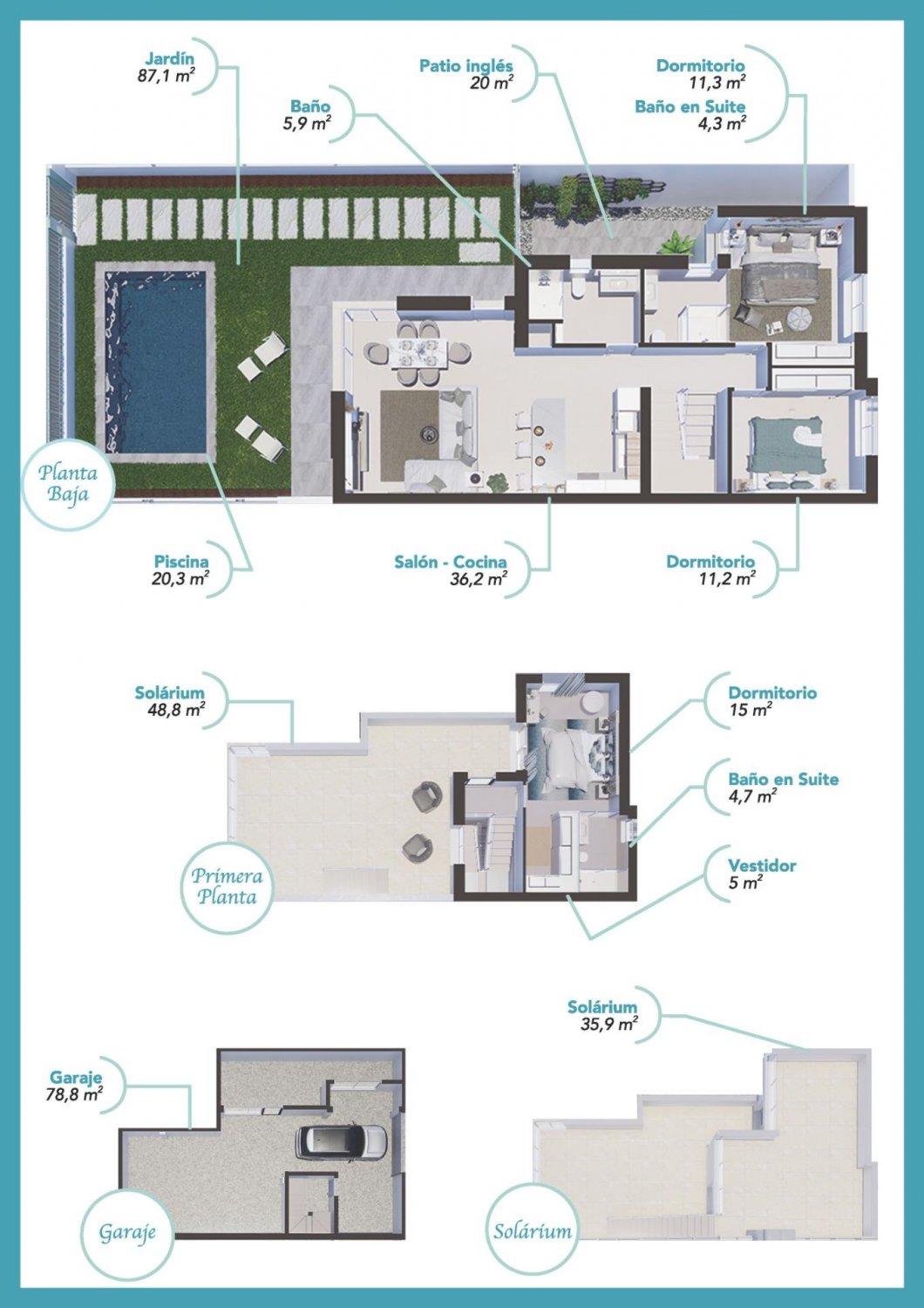 Villa Los Alcazares, Murcia, Spānijā 3 istabas, 232 m2 Nr. 111277