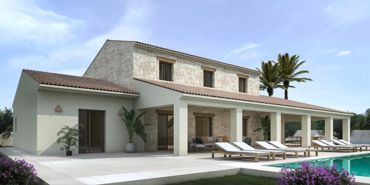 Villa i Moraira, Alicante, Spanien 4 sovrum, 653 kvm. Nr. 78938