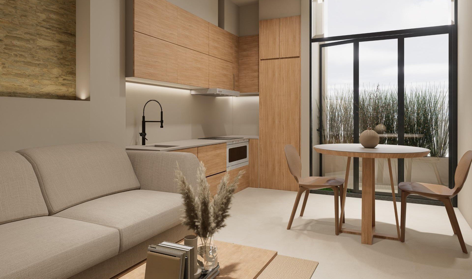 Apartamento en Valencia, València, España 1 dormitorio, 49 m2 No. 133557